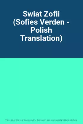Couverture du produit · Swiat Zofii (Sofies Verden - Polish Translation)