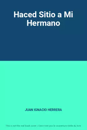 Couverture du produit · Haced Sitio a Mi Hermano