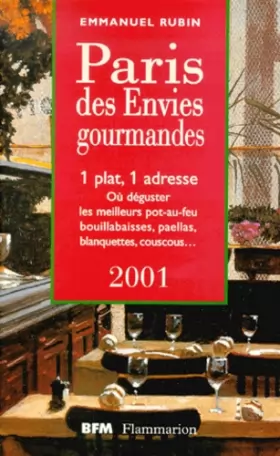 Couverture du produit · Le Paris des envies gourmandes 2001
