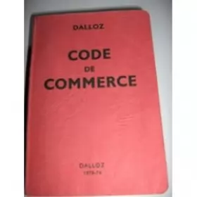 Couverture du produit · Code de commerce, 1993-1994