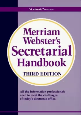 Couverture du produit · Merriam-Webster's Secretarial Handbook