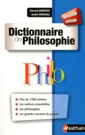 Couverture du produit · Dictionnaire de Philosophie