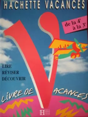 Couverture du produit · HACHETTE VACANCES DE LA 4EME A LA 3EME