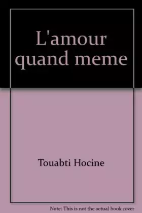 Couverture du produit · L'amour quand meme