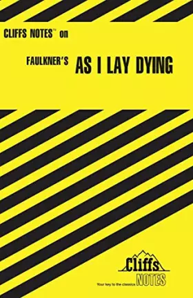 Couverture du produit · CliffsNotes on Faulkner's As I Lay Dying