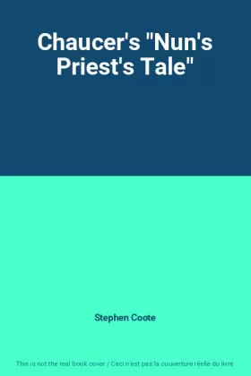 Couverture du produit · Chaucer's "Nun's Priest's Tale"