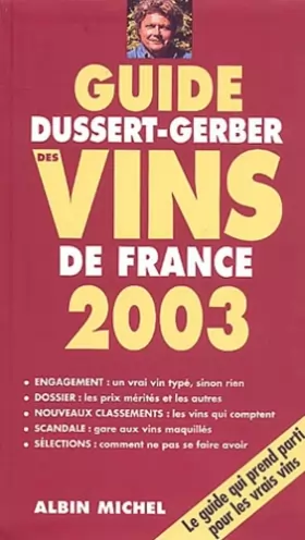 Couverture du produit · Guide Dussert-Gerber des vins de France 2003