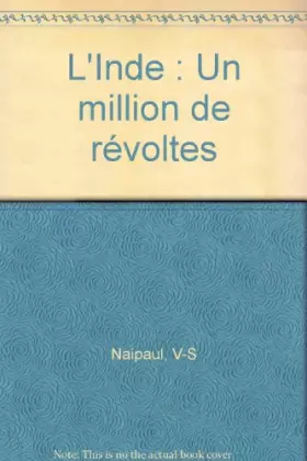 Couverture du produit · L'Inde : Un million de révoltes
