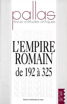 Couverture du produit · L'Empire romain de 192 à 325