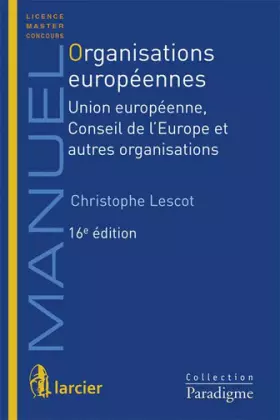 Couverture du produit · Organisations européennes