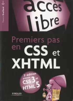 Couverture du produit · Premiers pas en CSS et XHTML