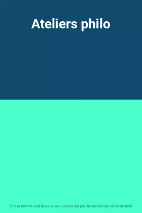 Couverture du produit · Ateliers philo