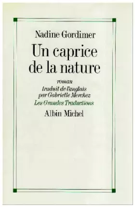 Couverture du produit · Un caprice de la nature