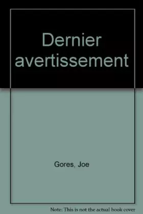 Couverture du produit · Dernier avertissement