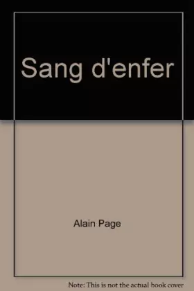 Couverture du produit · Sang d'enfer