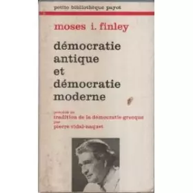 Couverture du produit · Démocratie antique et démocratie moderne