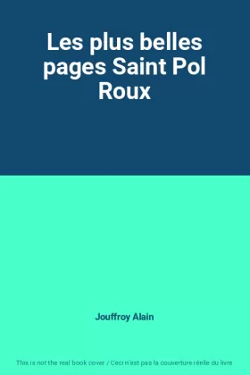 Couverture du produit · Les plus belles pages Saint Pol Roux