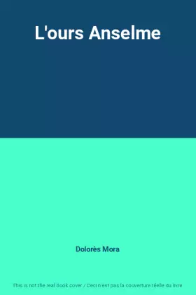 Couverture du produit · L'ours Anselme