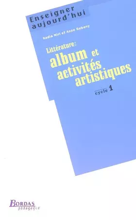 Couverture du produit · LITTERATURE - ALBUM & ACT. ARTISTIQUES (Ancienne Edition)