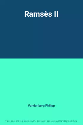 Couverture du produit · Ramsès II