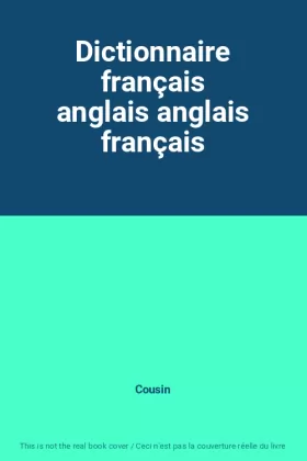 Couverture du produit · Dictionnaire français anglais anglais français