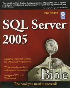 Couverture du produit · SQL Server 2005 Bible