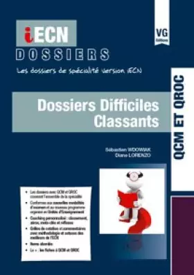 Couverture du produit · Dossiers difficiles classants