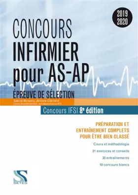 Couverture du produit · Concours infirmier pour AS-AP 2019-2020 - Tout-en-un