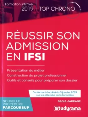 Couverture du produit · Réussir son admission en IFSI 2019