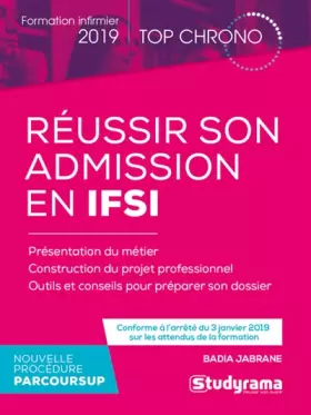 Couverture du produit · Réussir son admission en IFSI 2019
