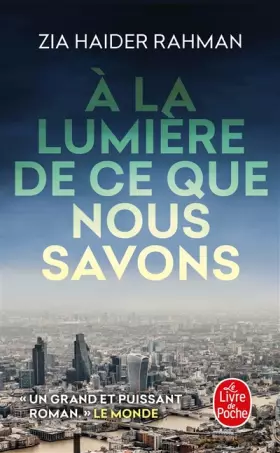 Couverture du produit · A la lumière de ce que nous savons