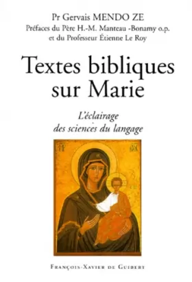 Couverture du produit · Textes bibliques sur Marie. L'éclairage des sciences du langage