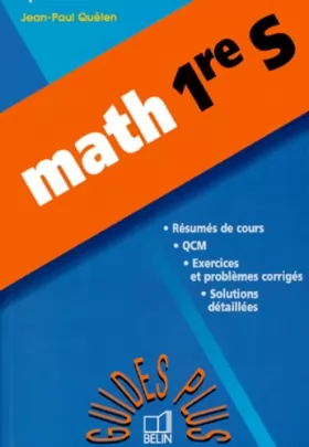 Couverture du produit · Math, 1re S