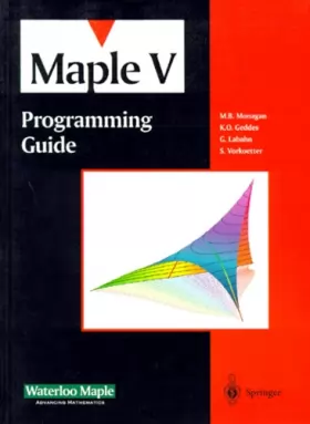 Couverture du produit · MAPLE V.: Programming Guide, Edition en anglais
