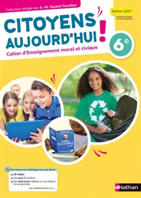 Couverture du produit · Les cahiers Citoyens aujourd'hui ! EMC - 6e