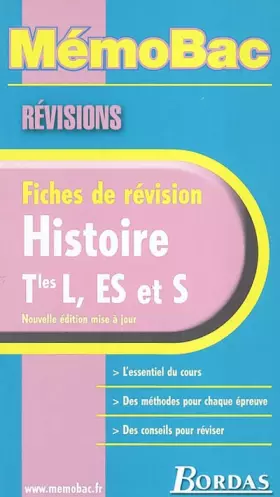Couverture du produit · MEMO REVISION HISTOIRE TERM. (Ancienne Edition)