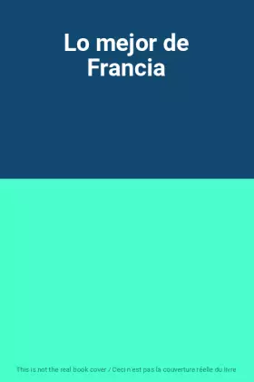 Couverture du produit · Lo mejor de Francia