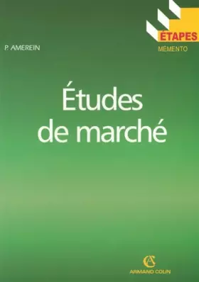 Couverture du produit · Etudes de marché