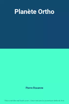 Couverture du produit · Planète Ortho