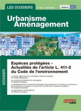 Couverture du produit · Les Dossiers Urbanisme Aménagement - n°56 août 2023