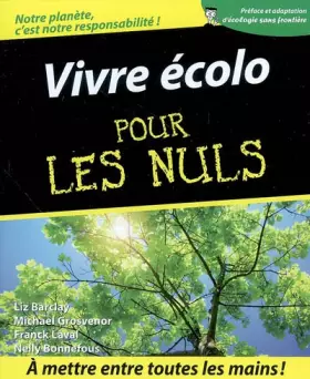 Couverture du produit · VIVRE ECOLO POUR LES NULS