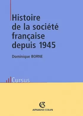 Couverture du produit · Histoire de la société française depuis 1945