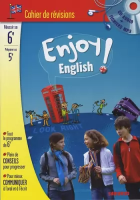 Couverture du produit · Enjoy English ! : Cahier de révision Anglais 6e à la 5e (1CD audio)