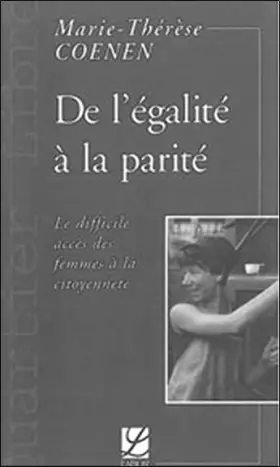 Couverture du produit · De l'égalité à la parité