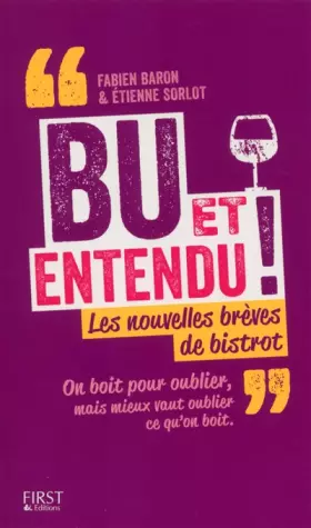 Couverture du produit · Bu et entendu