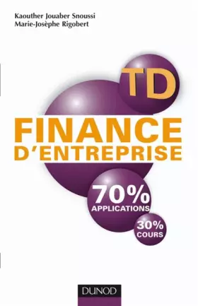 Couverture du produit · TD Finance d'entreprise