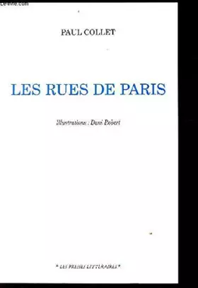 Couverture du produit · Les rues de Paris