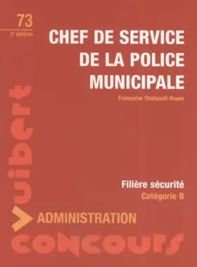 Couverture du produit · Chef de service de la police municipale