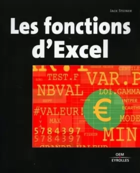 Couverture du produit · Les fonctions d'Excel