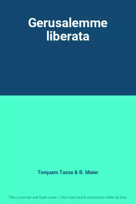 Couverture du produit · Gerusalemme liberata